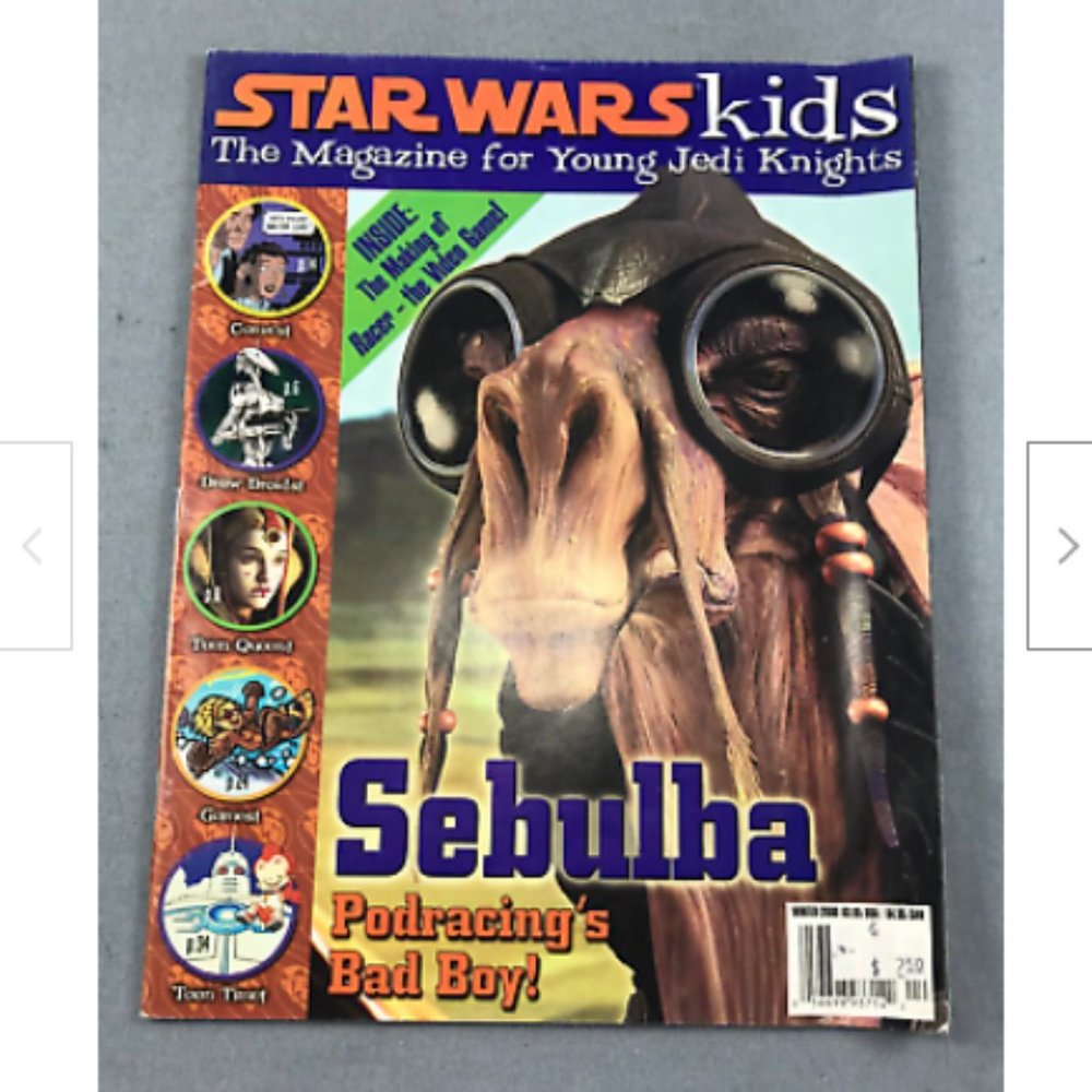 Star Wars Kids Magazine Winter 2000 Issue 7 Sebulba Podracer